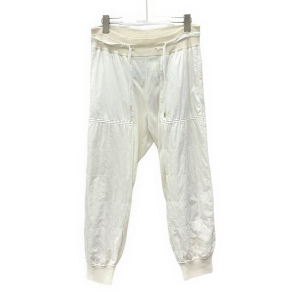 Louis Vuitton White wool jogger pants